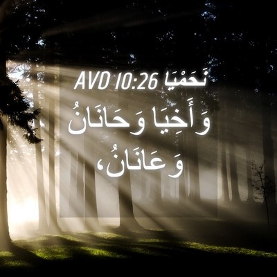 Picture 04 - نَحَمْيَا 10:26 AVD - وَأَخِيَا وَحَانَانُ - Bible Verse Picture