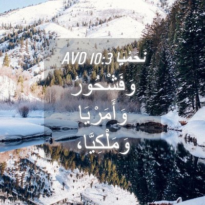 Picture 04 - نَحَمْيَا 10:3 AVD - وَفَشْحُورُ وَأَمَرْيَا - Bible Verse Picture