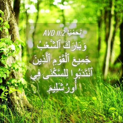 Picture 04 - نَحَمْيَا 11:2 AVD - وَبَارَكَ ٱلشَّعْبُ - Bible Verse Picture