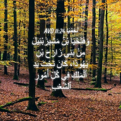 Picture 04 - نَحَمْيَا 11:24 AVD - وَفَتَحْيَا بْنُ - Bible Verse Picture