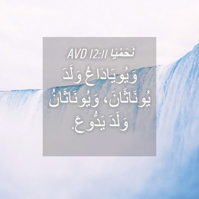 Picture 04 - نَحَمْيَا 12:11 AVD - وَيُويَادَاعُ وَلَدَ - Bible Verse Picture