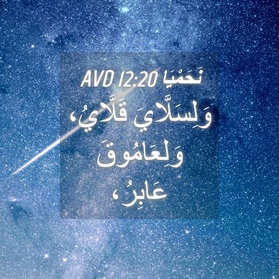 Picture 04 - نَحَمْيَا 12:20 AVD - وَلِسَلَّايَ قَلَّايُ، - Bible Verse Picture