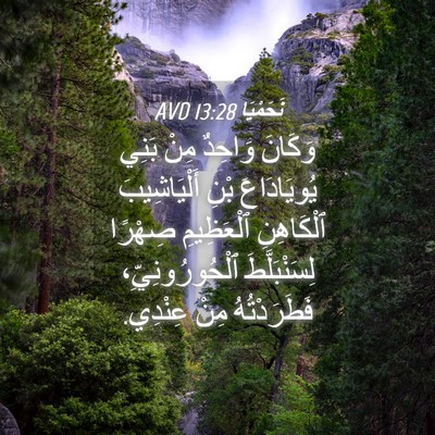 Picture 04 - نَحَمْيَا 13:28 AVD - وَكَانَ وَاحِدٌ مِنْ بَنِي - Bible Verse Picture