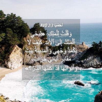 Picture 04 - نَحَمْيَا 2:3 AVD - وَقُلْتُ لِلْمَلِكِ: - Bible Verse Picture