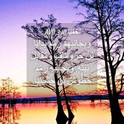 Picture 04 - نَحَمْيَا 3:10 AVD - وَبِجَانِبِهِمْ رَمَّمَ - Bible Verse Picture