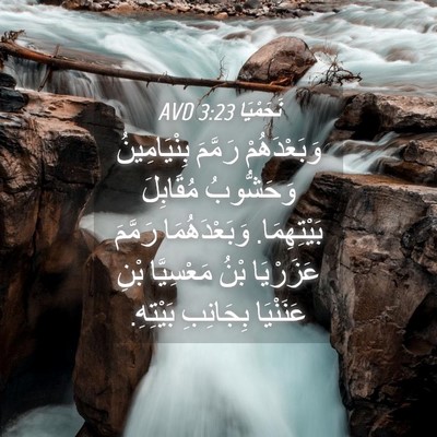 Picture 04 - نَحَمْيَا 3:23 AVD - وَبَعْدَهُمْ رَمَّمَ - Bible Verse Picture