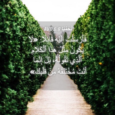 Picture 04 - نَحَمْيَا 6:8 AVD - فَأَرْسَلْتُ إِلَيْهِ - Bible Verse Picture