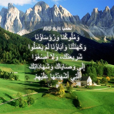 Picture 04 - نَحَمْيَا 9:34 AVD - وَمُلُوكُنَا - Bible Verse Picture