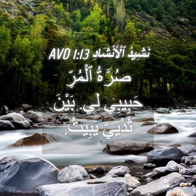 Picture 04 - نَشِيدُ ٱلْأَنْشَادِ 1:13 AVD - صُرَّةُ ٱلْمُرِّ حَبِيبِي - Bible Verse Picture