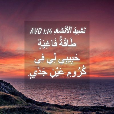 Picture 04 - نَشِيدُ ٱلْأَنْشَادِ 1:14 AVD - طَاقَةُ فَاغِيَةٍ - Bible Verse Picture