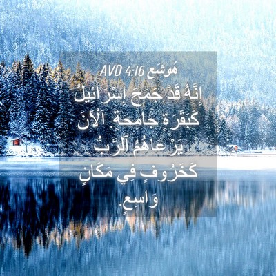 Picture 04 - هُوشَع 4:16 AVD - إِنَّهُ قَدْ جَمَحَ - Bible Verse Picture