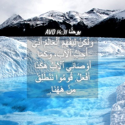 Picture 04 - يوحنَّا 14:31 AVD - وَلَكِنْ لِيَفْهَمَ - Bible Verse Picture