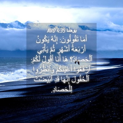 Picture 04 - يوحنَّا 4:35 AVD - أَمَا تَقُولُونَ: إِنَّهُ - Bible Verse Picture