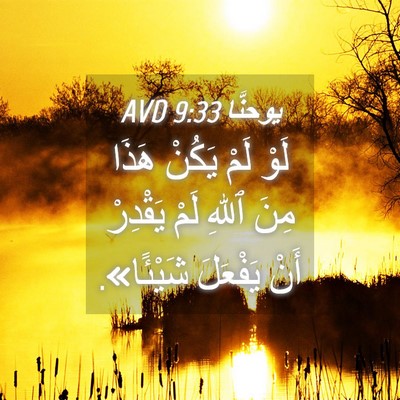 Picture 04 - يوحنَّا 9:33 AVD - لَوْ لَمْ يَكُنْ هَذَا - Bible Verse Picture