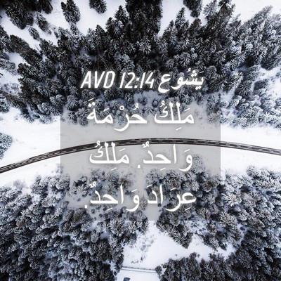 Picture 04 - يَشُوع 12:14 AVD - مَلِكُ حُرْمَةَ وَاحِدٌ. - Bible Verse Picture