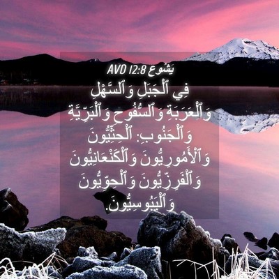 Picture 04 - يَشُوع 12:8 AVD - فِي ٱلْجَبَلِ وَٱلسَّهْلِ - Bible Verse Picture