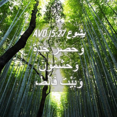 Picture 04 - يَشُوع 15:27 AVD - وَحَصَرَ جَدَّةَ - Bible Verse Picture