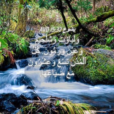 Picture 04 - يَشُوع 15:32 AVD - وَلَبَاوُتَ وَشِلْحِيمَ - Bible Verse Picture