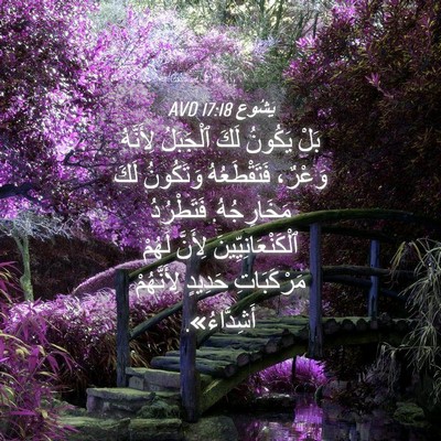 Picture 04 - يَشُوع 17:18 AVD - بَلْ يَكُونُ لَكَ - Bible Verse Picture
