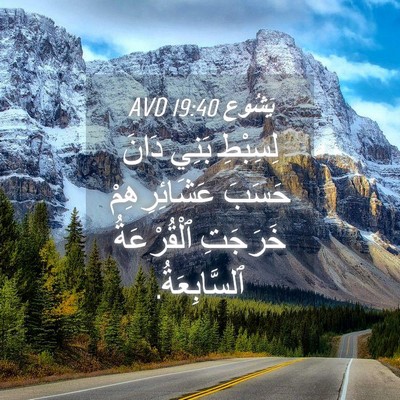 Picture 04 - يَشُوع 19:40 AVD - لِسِبْطِ بَنِي دَانَ - Bible Verse Picture