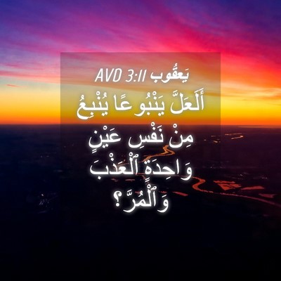 Picture 04 - يَعقُوب 3:11 AVD - أَلَعَلَّ يَنْبُوعًا - Bible Verse Picture