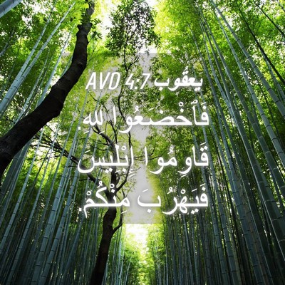 Picture 04 - يَعقُوب 4:7 AVD - فَٱخْضَعُوا لِلهِ. - Bible Verse Picture