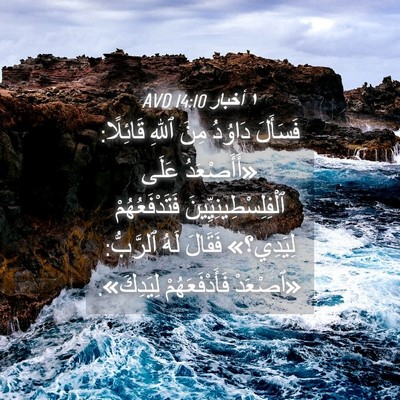 Picture 04 - ١ أخبار 14:10 AVD - فَسَأَلَ دَاوُدُ مِنَ - Bible Verse Picture