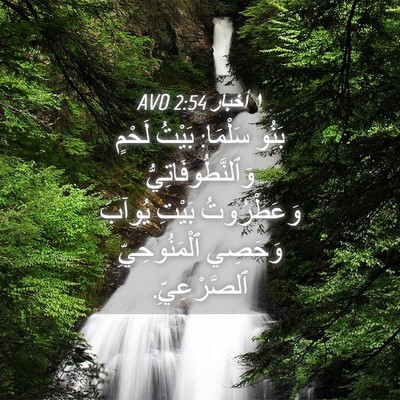 Picture 04 - ١ أخبار 2:54 AVD - بَنُو سَلْمَا: بَيْتُ - Bible Verse Picture