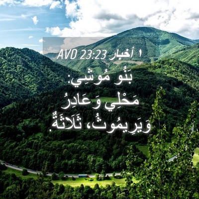 Picture 04 - ١ أخبار 23:23 AVD - بَنُو مُوشِي: مَحْلِي - Bible Verse Picture