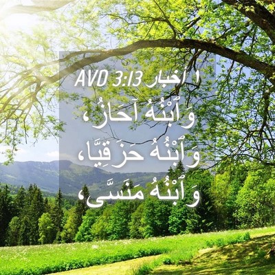 Picture 04 - ١ أخبار 3:13 AVD - وَٱبْنُهُ آحَازُ، - Bible Verse Picture