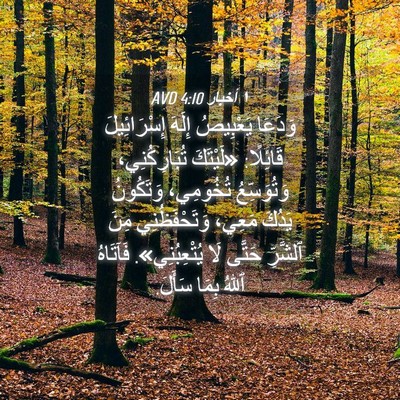 Picture 04 - ١ أخبار 4:10 AVD - وَدَعَا يَعْبِيصُ إِلَهَ - Bible Verse Picture