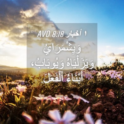 Picture 04 - ١ أخبار 8:18 AVD - وَيِشْمَرَايُ - Bible Verse Picture