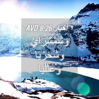 Picture 04 - ١ أخبار 8:26 AVD - وَشِمْشَرَايُ وَشَحَرْيَا - Bible Verse Picture