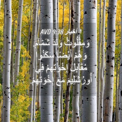 Picture 04 - ١ أخبار 9:38 AVD - وَمِقْلُوثُ وَلَدَ - Bible Verse Picture