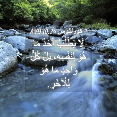 Picture 04 - ١ كورنثوس 10:24 AVD - لَا يَطْلُبْ أَحَدٌ مَا - Bible Verse Picture