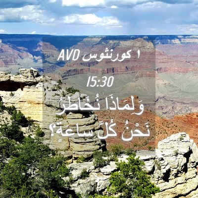 Picture 04 - ١ كورنثوس 15:30 AVD - وَلِمَاذَا نُخَاطِرُ - Bible Verse Picture