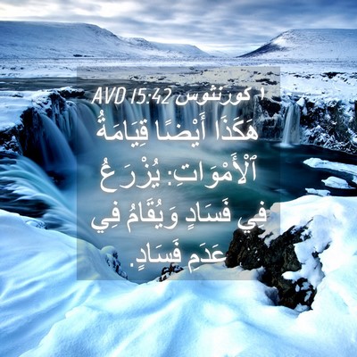 Picture 04 - ١ كورنثوس 15:42 AVD - هَكَذَا أَيْضًا قِيَامَةُ - Bible Verse Picture