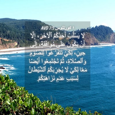 Picture 04 - ١ كورنثوس 7:5 AVD - لَا يَسْلُبْ أَحَدُكُمُ - Bible Verse Picture