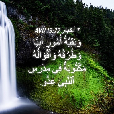 Picture 04 - ٢ أخبار 13:22 AVD - وَبَقِيَّةُ أُمُورِ - Bible Verse Picture