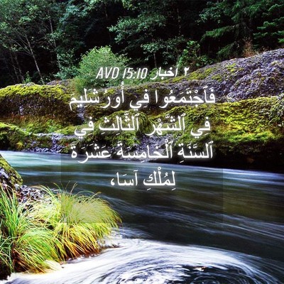 Picture 04 - ٢ أخبار 15:10 AVD - فَٱجْتَمَعُوا فِي - Bible Verse Picture