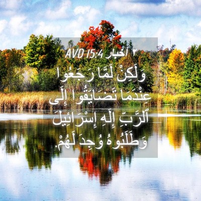 Picture 04 - ٢ أخبار 15:4 AVD - وَلَكِنْ لَمَّا رَجَعُوا - Bible Verse Picture