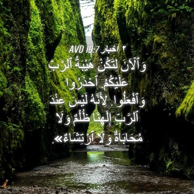 Picture 04 - ٢ أخبار 19:7 AVD - وَٱلْآنَ لِتَكُنْ - Bible Verse Picture
