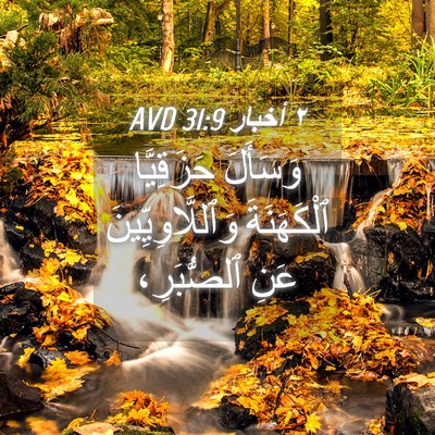 Picture 04 - ٢ أخبار 31:9 AVD - وَسَأَلَ حَزَقِيَّا - Bible Verse Picture