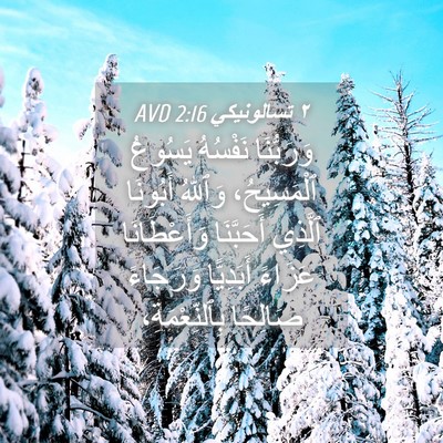 Picture 04 - ٢ تسالونيكي 2:16 AVD - وَرَبُّنَا نَفْسُهُ - Bible Verse Picture