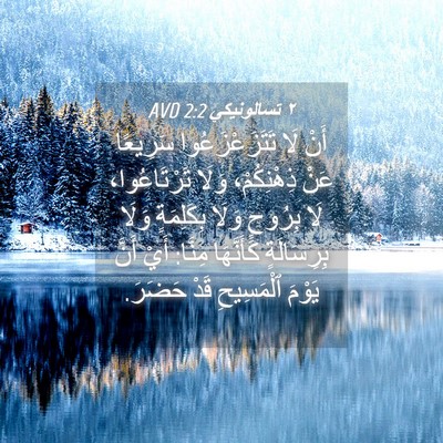Picture 04 - ٢ تسالونيكي 2:2 AVD - أَنْ لَا تَتَزَعْزَعُوا - Bible Verse Picture