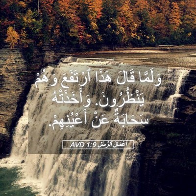 Picture 05 - أَعْمَالُ ٱلرُّسُلِ 1:9 AVD - وَلَمَّا قَالَ هَذَا - Bible Verse Picture