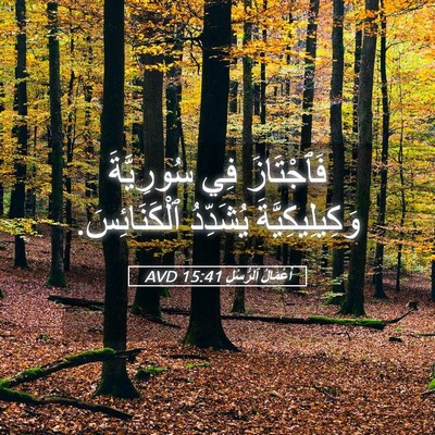 Picture 05 - أَعْمَالُ ٱلرُّسُلِ 15:41 AVD - فَٱجْتَازَ فِي سُورِيَّةَ - Bible Verse Picture