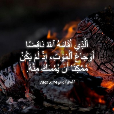 Picture 05 - أَعْمَالُ ٱلرُّسُلِ 2:24 AVD - اَلَّذِي أَقَامَهُ ٱللهُ - Bible Verse Picture