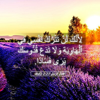 Picture 05 - أَعْمَالُ ٱلرُّسُلِ 2:27 AVD - لِأَنَّكَ لَنْ تَتْرُكَ - Bible Verse Picture