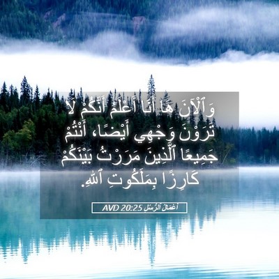 Picture 05 - أَعْمَالُ ٱلرُّسُلِ 20:25 AVD - وَٱلْآنَ هَا أَنَا - Bible Verse Picture
